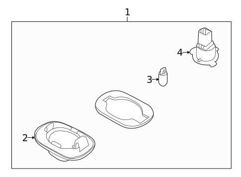 License Lamps for 2013 Kia Forte #0