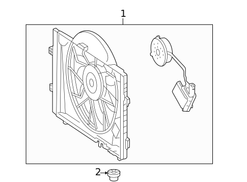 Cooling Fan for 2002 Mercedes-Benz C230 #0