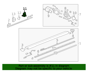 2015-2020 GM Passenger Side Assist Step Rear Bracket 22935840 GM ...