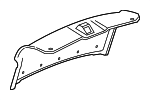 25991722 - Body: Trunk Lid Trim for Cadillac: DTS Image