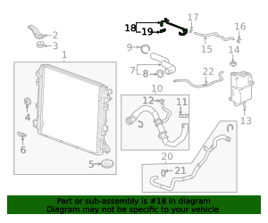 2020-2026 GM Engine Coolant Air Bleed Pipe 12695930 GM | GMPartsDirect.com