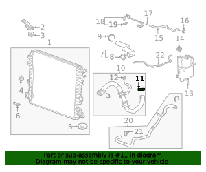 2017-2026 GM Radiator Hose Clamp 11548772 GM | GMPartsDirect.com