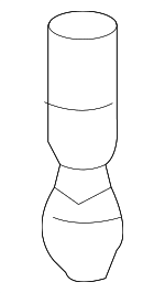 3D0864993 - : Finish Plate Pin for Volkswagen: Phaeton Image