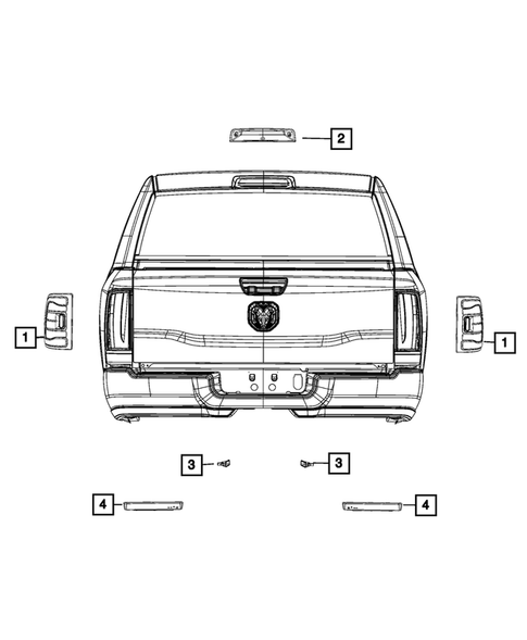 Lamps, Interior and Exterior for 2019 Ram 3500 #5