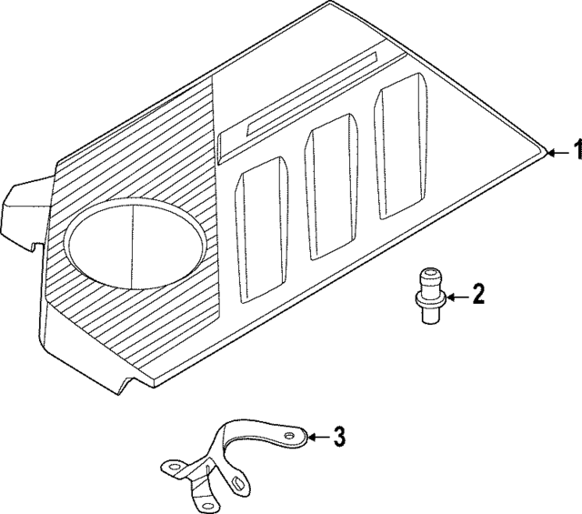 140416RZ0A - : Engine Cover for Nissan Image