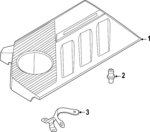 140416RC1A - : Engine Cover for Nissan: Rogue Image