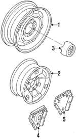 4031573P10 - : Wheel Cover for Nissan: Pathfinder Image