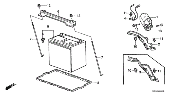 Ignition Coil - Battery for 1987 Honda Accord #0