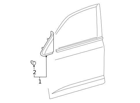 Exterior Trim - Pillars for 2018 Toyota Land Cruiser #2