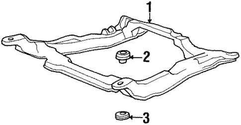 Suspension Mounting for 1995 Ford Windstar #0