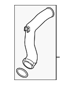 13717582314 - Cooling System: Air Duct for BMW: 535i, 535i GT, 535i GT xDrive, 535i xDrive, 640i, 640i Gran Coupe, 640i xDrive, 640i xDrive Gran Coupe, 740i, 740Li, 740Li xDrive, ActiveHybrid 5, ActiveHybrid 7 Image