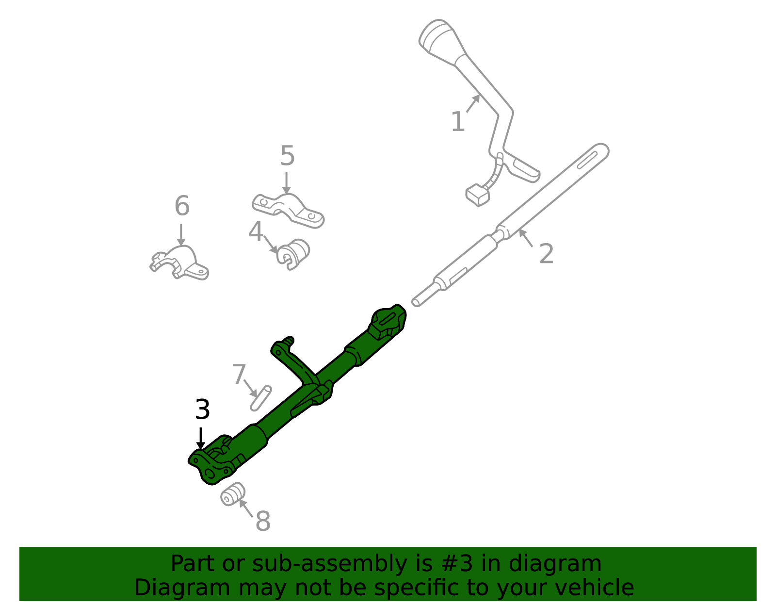Shift Tube (1F1Z-7212-AA)|Tascaparts.com | TascaParts.com