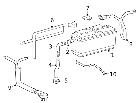Battery for 2003 Mercedes-Benz SL55 AMG #0