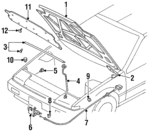 F510084M36 - : Hood for Nissan: Pulsar NX Image