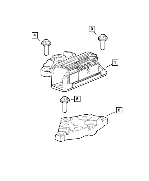 Engine Mounting for 2020 Jeep Renegade #0
