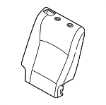 52207354965 - Body: Seat Back Cover for BMW: 535i GT, 535i GT xDrive, 550i GT, 550i GT xDrive Image