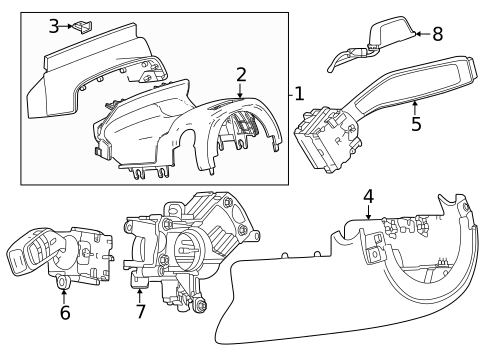 Automatic Transmission Components for 2025 Cadillac OPTIQ #0