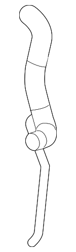 2215019482 - Belts &amp; Cooling: Radiator Coolant Hose for Mercedes-Benz Image