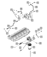 68533286AA - Fuel: Fuel Filter Assy for Dodge: Ram 2500, Ram 3500 Image