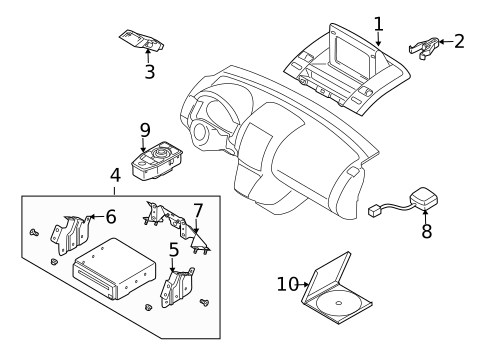 Navigation System Components for 2006 Mazda 5 #0