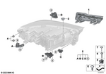 63115A6EA24 - Lighting: Bracket Headlight Right for BMW Image