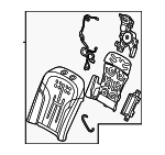 89410T4510 - : Seat Back Frame for Hyundai Image