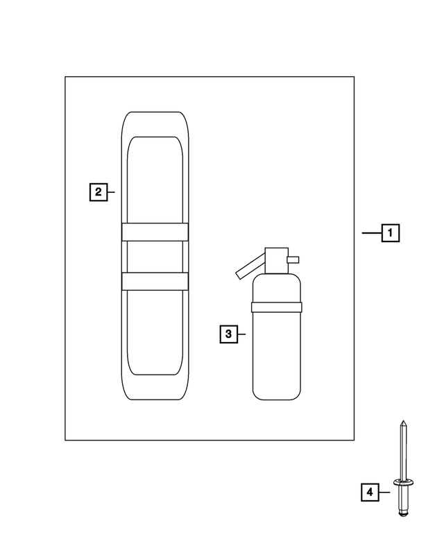 55352852AA - Wheels: Tool Set for Mopar Image image