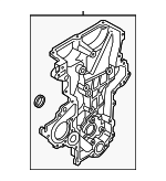 213502B703 - Engine: Front Cover for Hyundai: Accent, Elantra, Elantra GT, Sonata, Tucson, Veloster Image