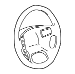 25748190 - : Steering Wheel for Cadillac: DeVille, Seville Image