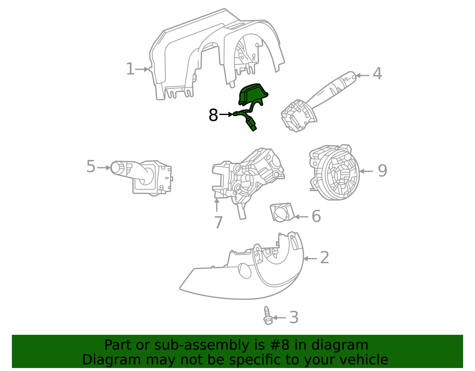 Genuine OEM Driver Monitoring System Camera Part# 85515959 Fits 2022 ...