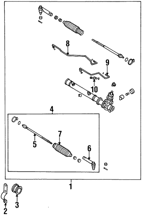 Steering Gear & Linkage for 1998 Nissan 200SX #0