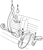 HXF7082ABAGD - : Buckle for Jaguar: Vanden Plas, XJ12, XJ6 Image
