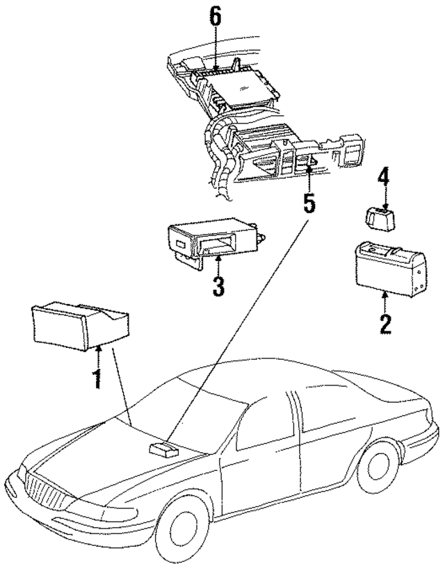 F6OY18C852BA - : Radio for Ford Image