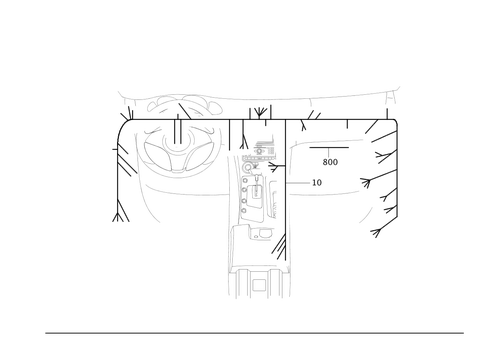 Cockpit Cable Harness for 2013 Mercedes-Benz SLS AMG #0