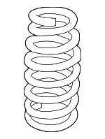 55350E6024 - : 2016-2017 Hyundai Sonata - Coil Spring for Hyundai: Sonata Image