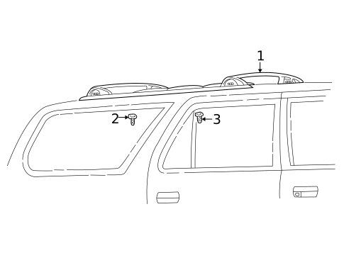 Luggage Carrier for 1997 Toyota 4Runner #1