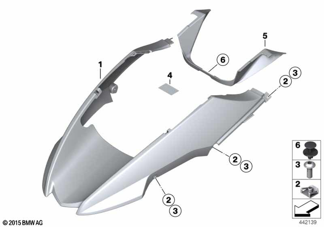 46617667678 - : Front Wheel Fender for BMW-Motorrad Image