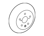42431F6010 - Brakes: Disc Brake Rotor for Lexus Image