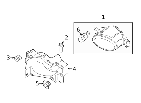 Fog Lamps for 2009 Nissan Altima #1