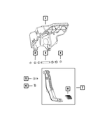 52010318AA - Clutch: Pedal Pivot Shaft for Mopar Image