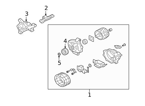 Alternator for 2013 Mitsubishi Outlander #1