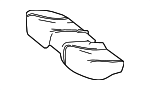 22292006467P93 - Body: Cushion Cover for Mercedes-Benz Image