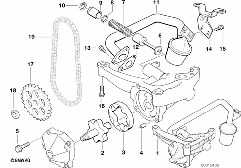 Lubrication System for 1996 BMW Z3 2.8 #0