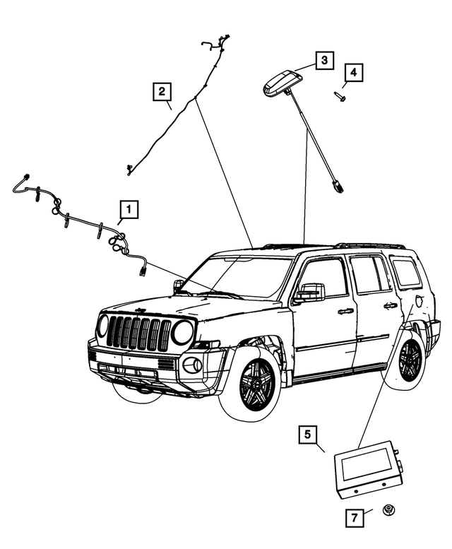 « 4795761AC –  : Radio Cablage pour Mopar Image »