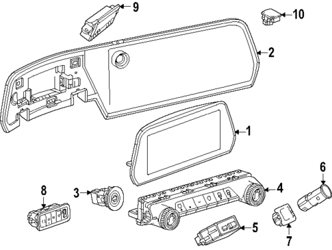 Parking Brake for 2024 Chevrolet Traverse #0