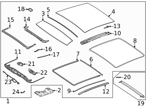 Sunroof for 2022 Mercedes-Benz GLB35 AMG #0