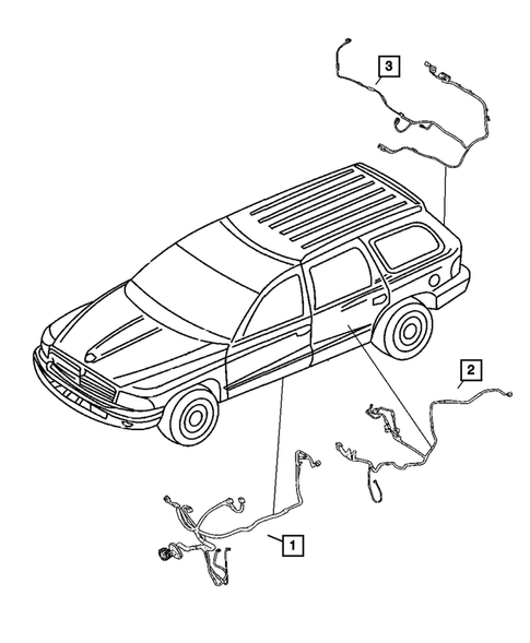 Wiring-Body and Accessories for 2009 Chrysler Aspen #1