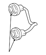 12083006 - Electrical: Socket for Buick: Park Avenue, Regal | Chevrolet: Lumina, Lumina APV | Oldsmobile: Cutlass Supreme, Silhouette | Pontiac: Trans Sport Image