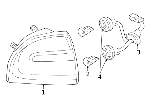 Lighting - Exterior for 2004 Buick Park Avenue #1