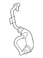 11538854736 - Engine: Water Feed Tube for BMW: 228i Gran Coupe, 228i xDrive Gran Coupe, 230i, 230i xDrive, 330e, 330e xDrive, 330i, 330i xDrive, 430i, 430i Gran Coupe, 430i xDrive, 430i xDrive Gran Coupe, 530e, 530e xDrive, 530i, 530i xDrive, M2, M235i xDrive Gran Coupe, X1, X2, X3, X4, Z4 Image